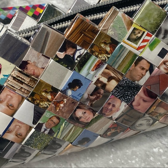 SOLD | NWT RARE Vintage NAHUI OLLIN Ollin Arm Candy Wrapper Clutch Purse - Picture 3 of 10